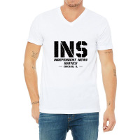 Independent News Service   Chicago V-neck Tee | Artistshot