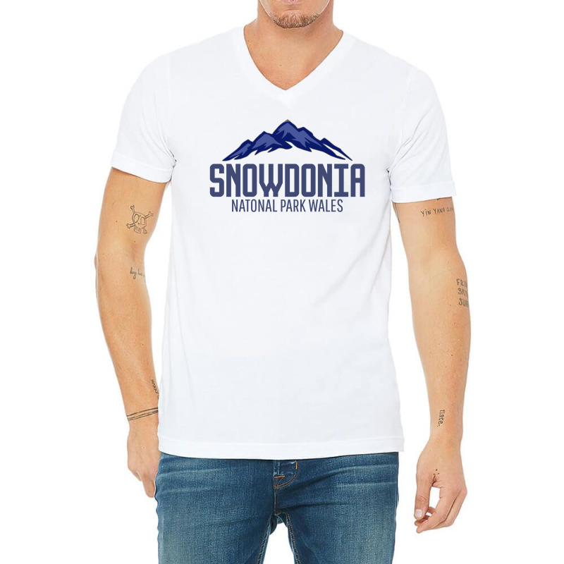 Snowdonia National Park Wales V-Neck Tee by Mora Calist | Artistshot