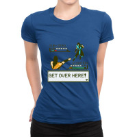 Get Over Here Ladies Fitted T-shirt | Artistshot