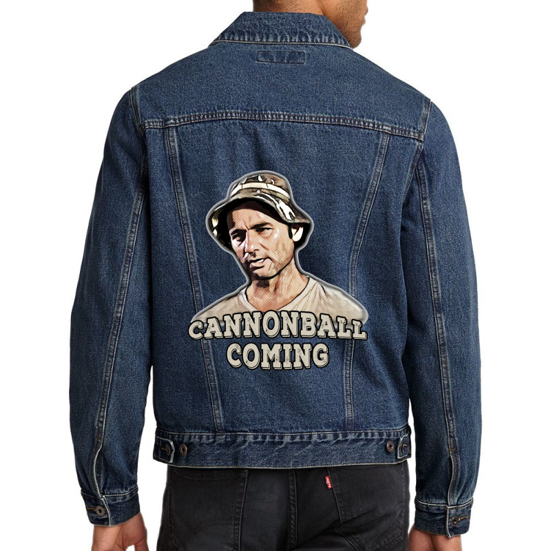 Cannonball Coming   Caddyshack Men Denim Jacket | Artistshot