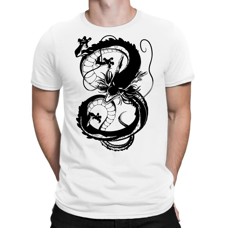 Custom Dark Shenron T shirt By Mdk Art Artistshot