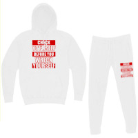 Check Yourself Before You Wreck Yourself   Hiphop Hoodie & Jogger Set | Artistshot