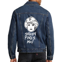 Vintage Retro Pretty Woman Mens Funny Men Denim Jacket | Artistshot