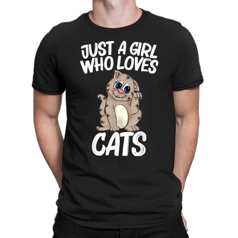 Cute Cat Gift For Girls Women Feline Cat Kitten Animal Lover T-shirt | Artistshot