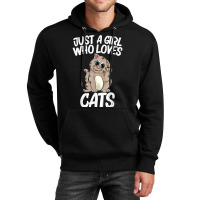 Cute Cat Gift For Girls Women Feline Cat Kitten Animal Lover Unisex Hoodie | Artistshot