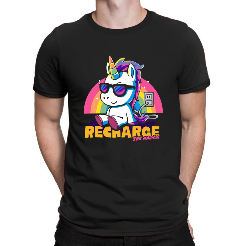 Recharge The Magical T-Shirt by micjegreray | Artistshot