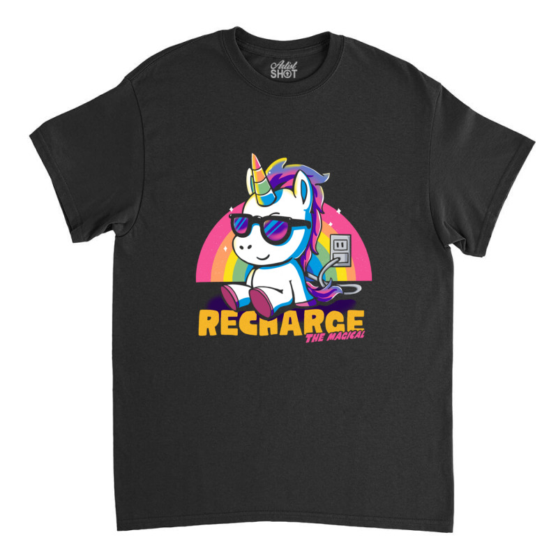 Recharge The Magical Classic T-shirt by micjegreray | Artistshot