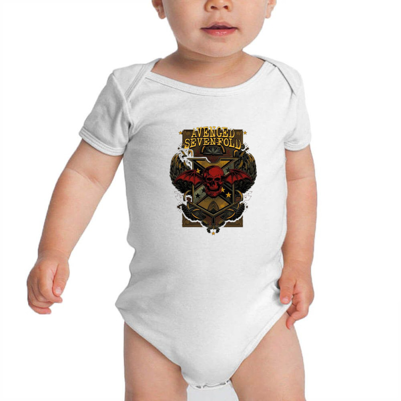 Custom Avenged Sevenfold Baby Bodysuit By Agun - Artistshot