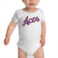 Purple Wordmark Baby Bodysuit | Artistshot