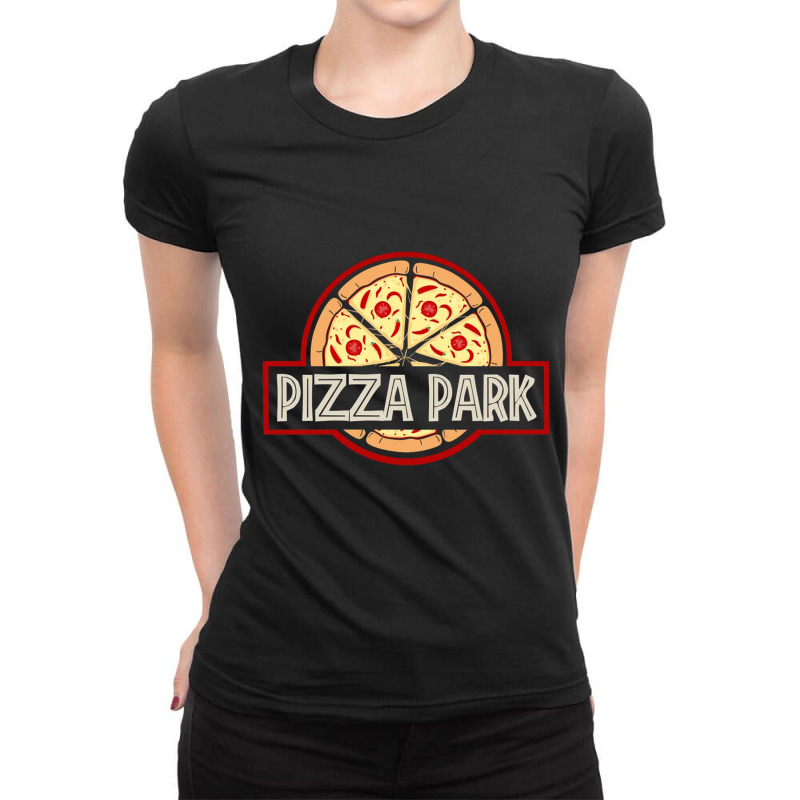 Pizza Park Ladies Fitted T-shirt | Artistshot