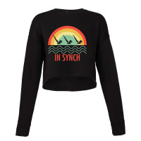 Womens Retro In Synch Synchronized Swimming Swimmer Athlete T Shirt Cropped Sweater | Artistshot