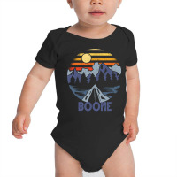 Boone, North Carolina Blue Ridge Mountains Camping Long Sleeve T Shirt Baby Bodysuit | Artistshot