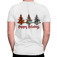 Happy Holidays Christmas Trees All Over Men's T-shirt | Artistshot