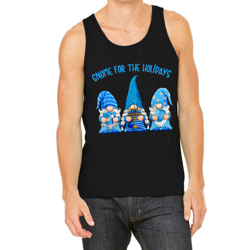 Gnome For The Holidays Hanukkah Jewish Christmas Cute Gnome Tank Top | Artistshot