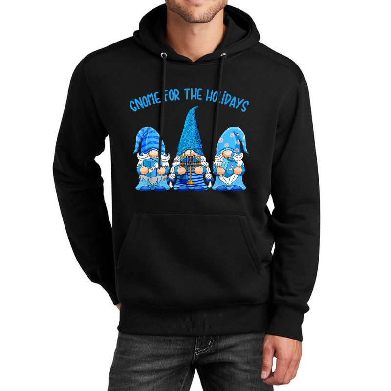 Gnome For The Holidays Hanukkah Jewish Christmas Cute Gnome Unisex Hoodie | Artistshot