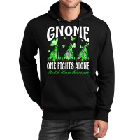 Gnome One Fights Alone Mental Illness Awareness Unisex Hoodie | Artistshot