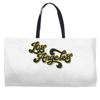 Los Angeles Vintage Swashes Weekender Totes | Artistshot