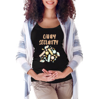 Hard Candy Security Halloween Costume T Shirt Maternity Scoop Neck T-shirt | Artistshot