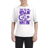 Rollin' Trike They See Me Rollin' They Hatin' Skater Skate T Shirt Youth Tee | Artistshot