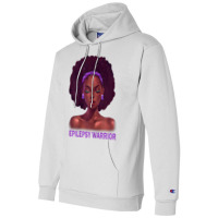 Womens Afro African American Black Woman Epilepsy Warrior T Shirt Champion Hoodie | Artistshot