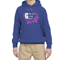 Stay 6 Feet Away Please, Floral Social Distance Shirt, Quarantine Shir Youth Hoodie | Artistshot