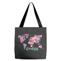 Wanderlust Map Tote Bags | Artistshot