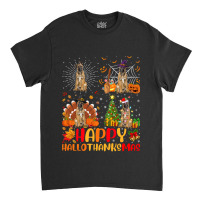 Halloween Thanksgiving Christmas Malinois Dog Hallothanksmas Classic T-shirt | Artistshot