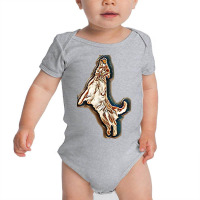 Dog Golden Retriever Sitting Baby Bodysuit | Artistshot