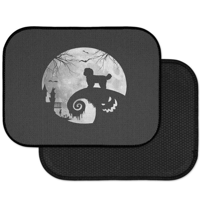 Shih Tzu Dog And Moon Halloween Costume Dog Lover Funny 150 Rear Car Mat | Artistshot