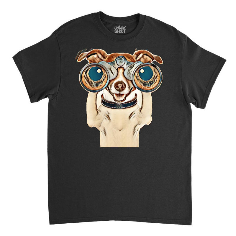 Dog Funny Binocular Animal Classic T-shirt | Artistshot