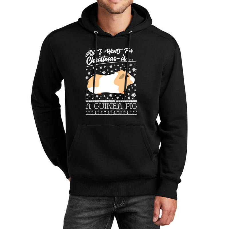 Christmas Is A Guinea Pig Knit Unisex Hoodie | Artistshot