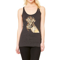 Dog Head Isolated 5 Weeks Racerback Tank | Artistshot