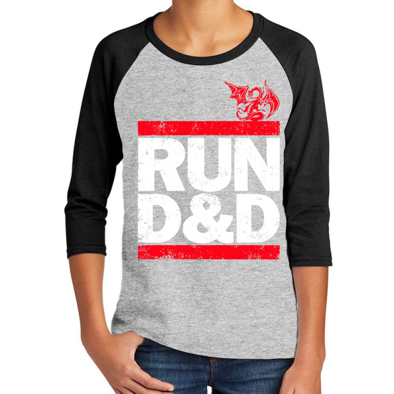 Run D&d Youth 3/4 Sleeve by RomeoCuy | Artistshot