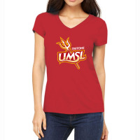 Ruby Red - The Umsl Tritons Women's V-neck T-shirt | Artistshot