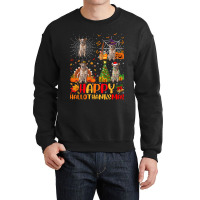 Halloween Christmas Australian Cattle Dog Hallothanksmas Crewneck Sweatshirt | Artistshot