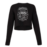 America Runs On Diesel Truck Cropped Sweater | Artistshot