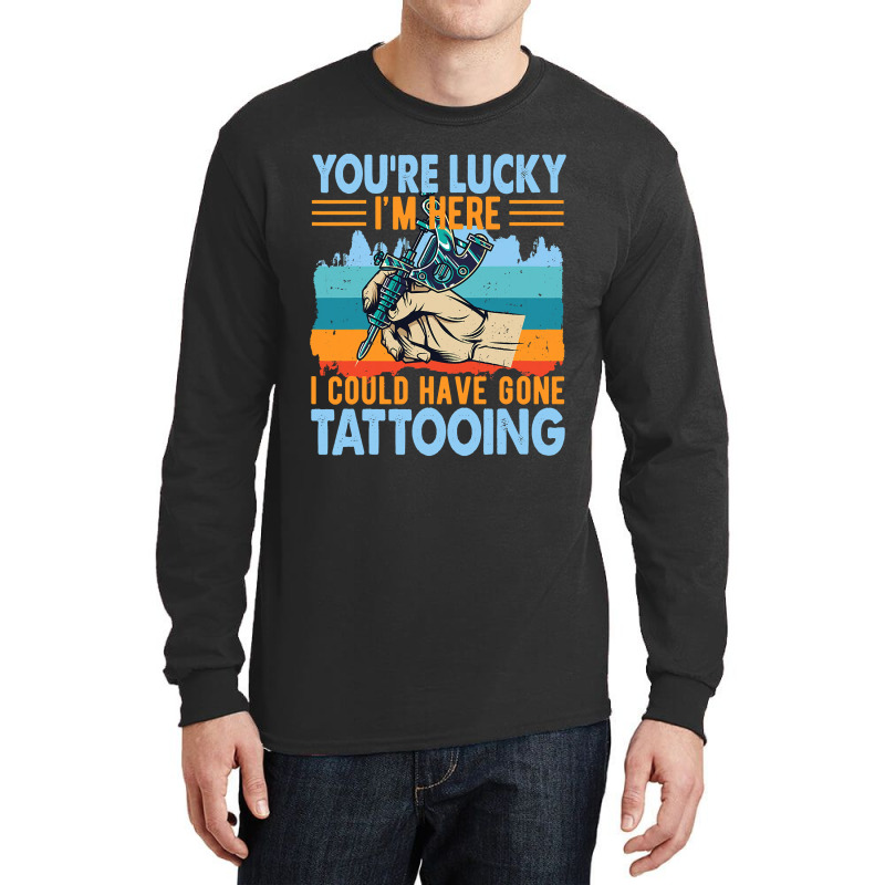 Tattoo Machine Tattooing Gift Long Sleeve Shirts by pester | Artistshot