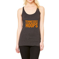 Tennessee Hoops Shirt Basketball Fan Orange White Cheer Tee Racerback Tank | Artistshot