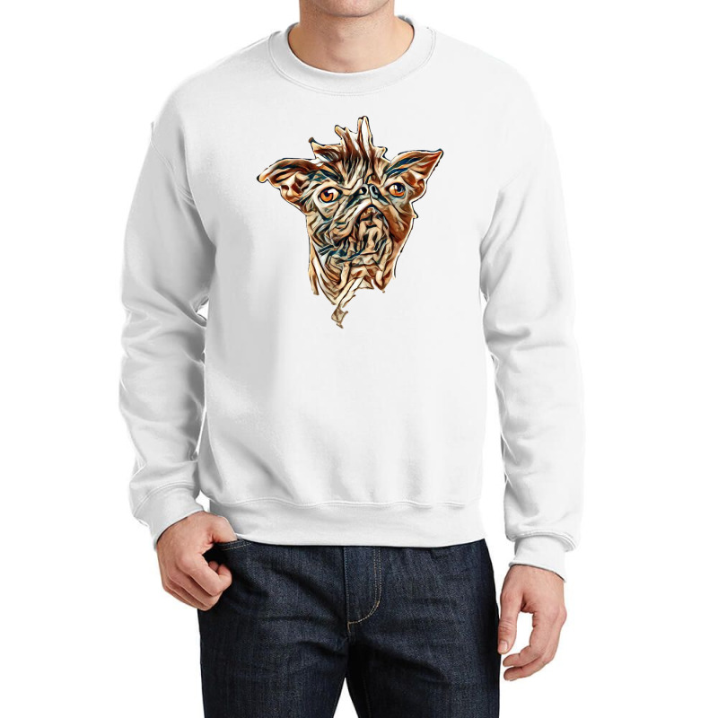 Ugly Animal Portrait Alone Crewneck Sweatshirt | Artistshot