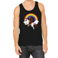 Bigfoot Riding Unicorn Tank Top | Artistshot