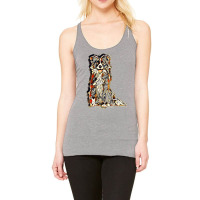 Border Dog Isolated Happy Racerback Tank | Artistshot