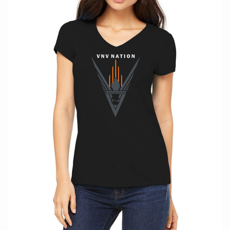 sammensatte skive uren Custom Vnv Nation Classic Women's V-neck T-shirt By Fashionfree - Artistshot