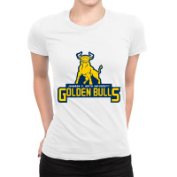 Johnson C. Smith University Golden Bulls Ladies Fitted T-shirt | Artistshot