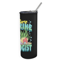 Future Marine Biologist Ocean Life Marine Biology Student Skinny Tumbler | Artistshot