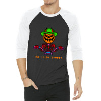 Hallo Halloween 3/4 Sleeve Shirt | Artistshot