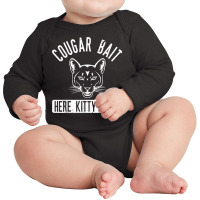 Cougar Bait T Shirt   Funny Mens Cougar Shirt T Shirt Long Sleeve Baby Bodysuit | Artistshot