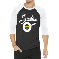 Make A Smile Fried 3/4 Sleeve Shirt | Artistshot