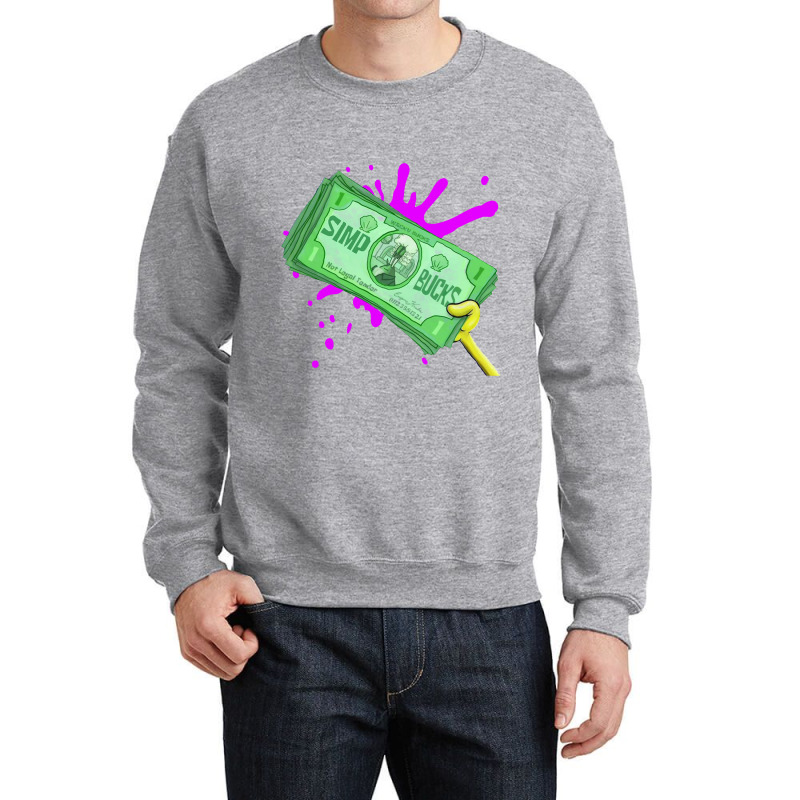 Simp Bucks Crewneck Sweatshirt | Artistshot