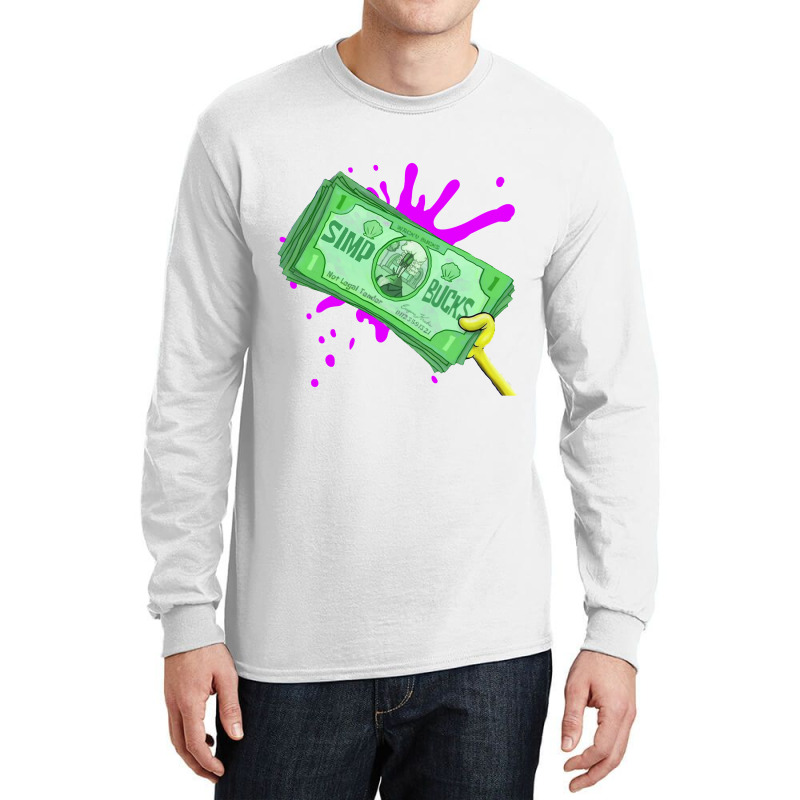 Simp Bucks Long Sleeve Shirts | Artistshot