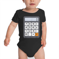 Funny Accountant Halloween Costume Outfit Math Calculator T Shirt Baby Bodysuit | Artistshot